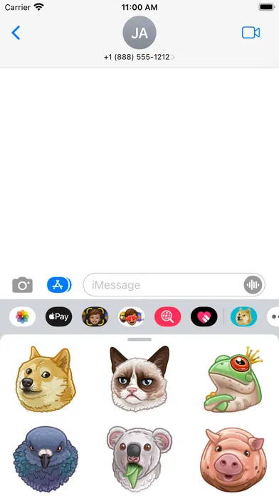 Screenshot di Animal-Stickers