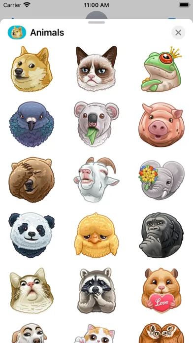 Screenshot di Animal-Stickers