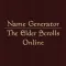 Name Generator for The Elder Scrolls Online