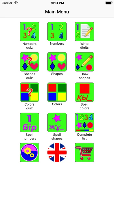 ภาพหน้าจอของ Kazakh Numbers, Shapes Colors