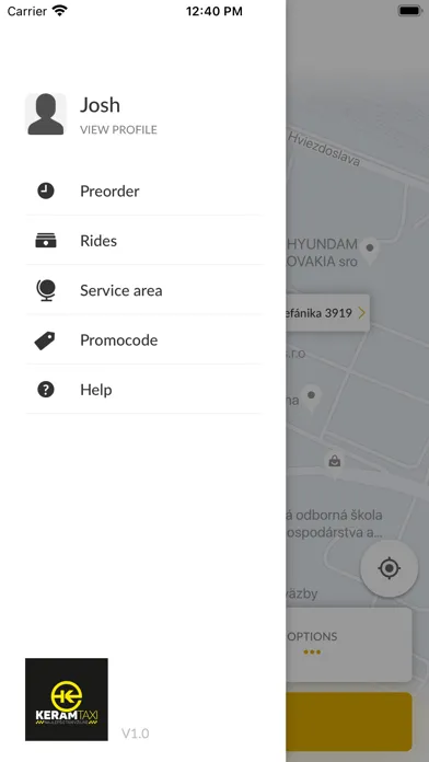Tangkapan layar KERAM TAXI Žilina