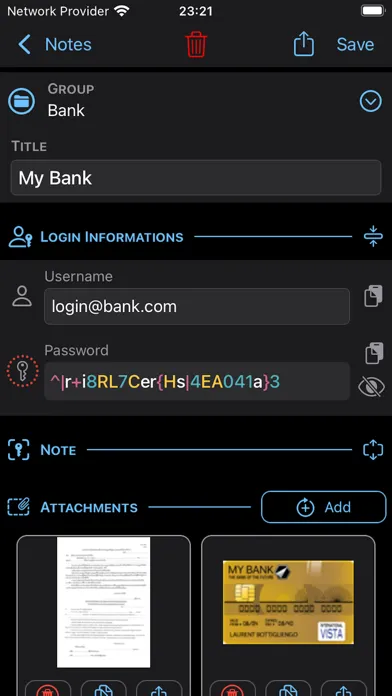 Keys Safe Screenshots