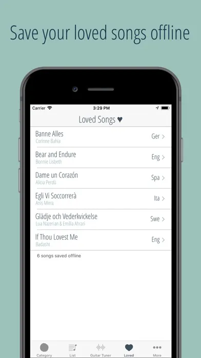 Capturas de pantalla de Bahá'í Song Project