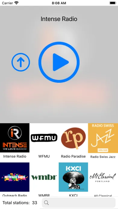 ภาพหน้าจอของ Online Radio for iOS