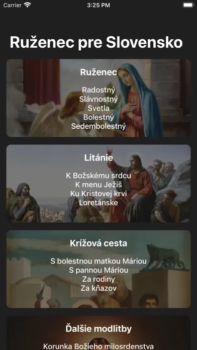 Ruženec pre Slovensko應用截圖