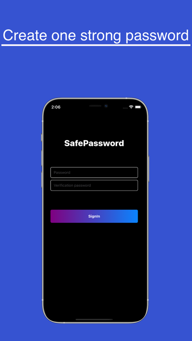 Capturas de tela do SafePass: Password manager