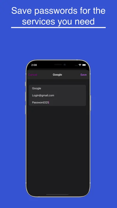 SafePass: Password manager应用截图