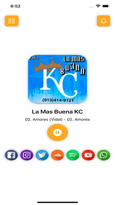 Capturas de tela do La Mas Buena KC.