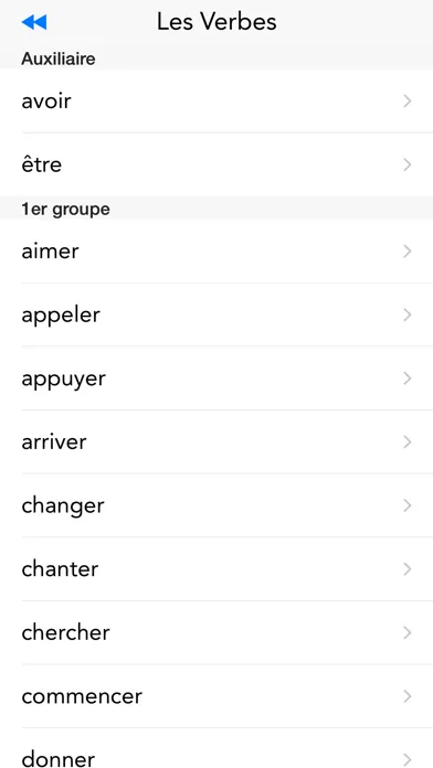 Les Conjugaisons Françaises: The Basics应用截图