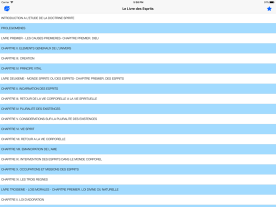 Captures d'écran de Le Livre des Esprits iPad 