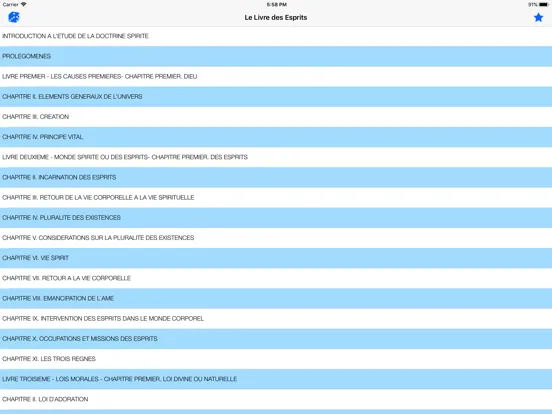 Le Livre des Esprits iPad  Ekran Görüntüleri