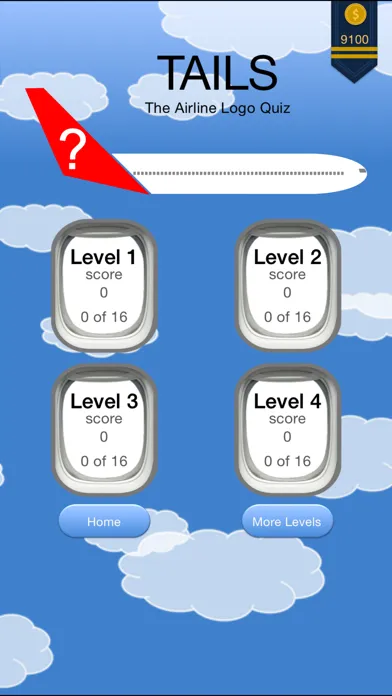 Zrzuty ekranu Airline Logo Quiz Game TAILS