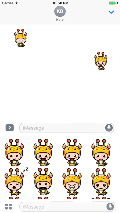 Sticker Me Giraffe Mascot Boy Screenshots