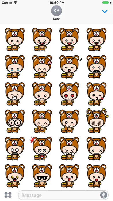 Capturas de pantalla de Sticker Me Bear Mascot Boy