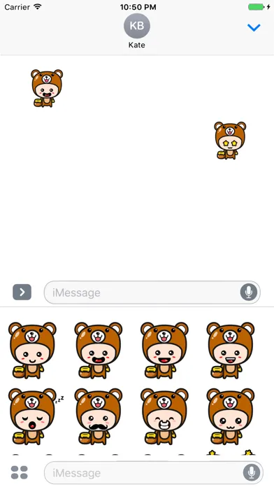 Capturas de pantalla de Sticker Me Bear Mascot Boy