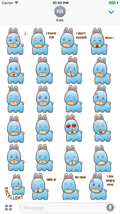 Sticker Me Cute Bunny Ekran Görüntüleri
