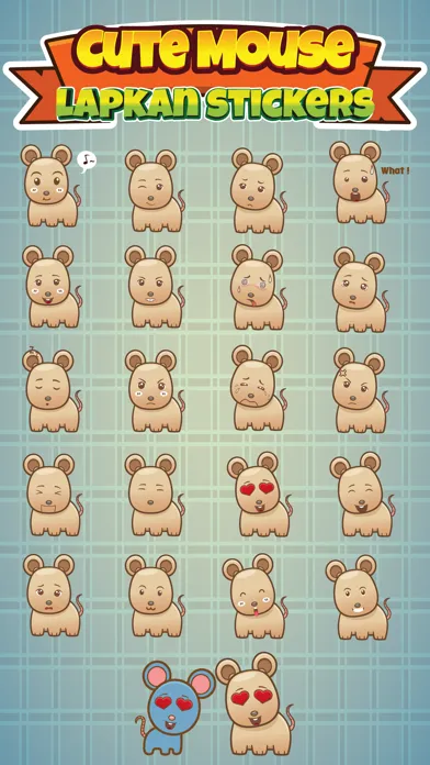 Sticker Me Cute Mouse স্ক্রিনশট