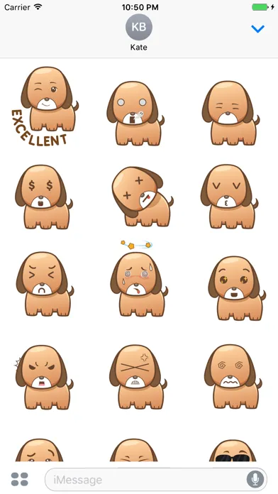 Ảnh chụp màn hình của Sticker Me Cute Puppy