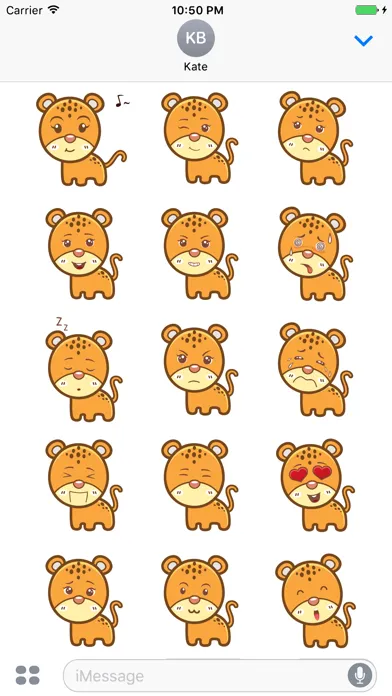 Ảnh chụp màn hình của Sticker Me Lovely Leopard