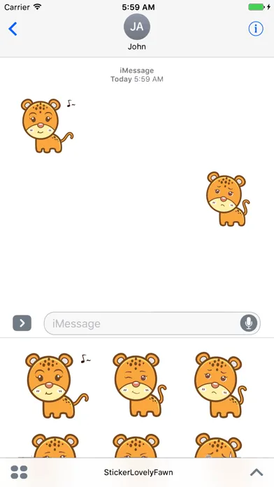 Ảnh chụp màn hình của Sticker Me Lovely Leopard