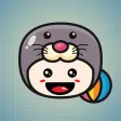 Sticker Me Seal Mascot Boy