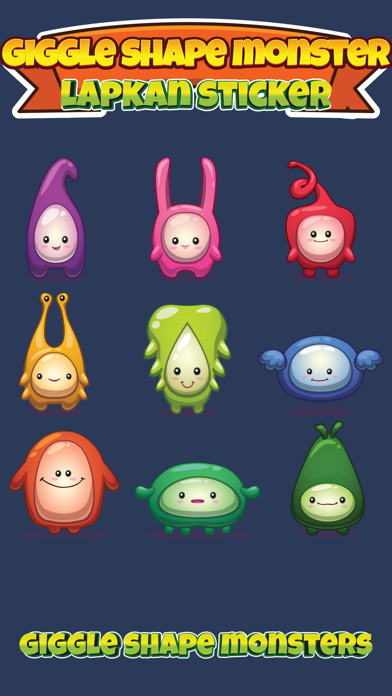 Tangkapan layar Giggle Shape Monsters