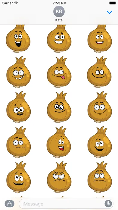 Capturas de pantalla de Sticker Me: Onion Emotions