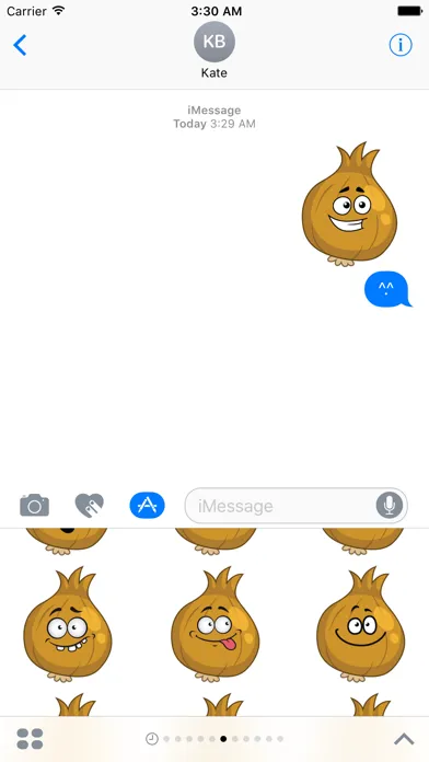Capturas de pantalla de Sticker Me: Onion Emotions