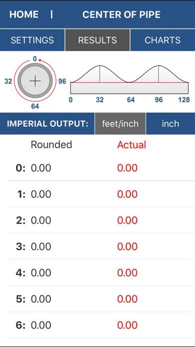 Lateral Pipe Calculator スクリーンショット