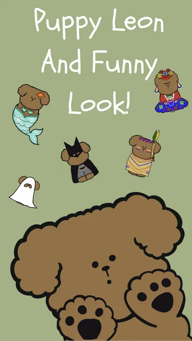 Puppy Leon and funny look应用截图