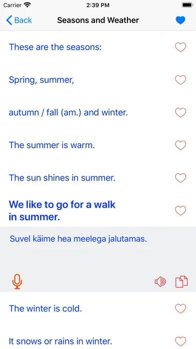 Tangkapan layar Learn Estonian Offline Travel