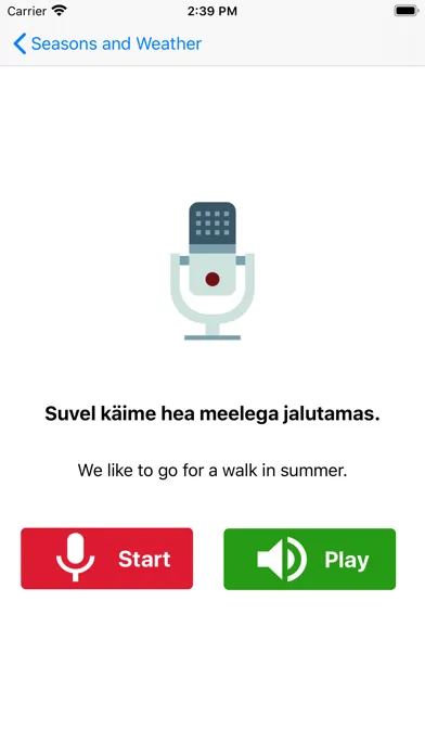 Tangkapan layar Learn Estonian Offline Travel