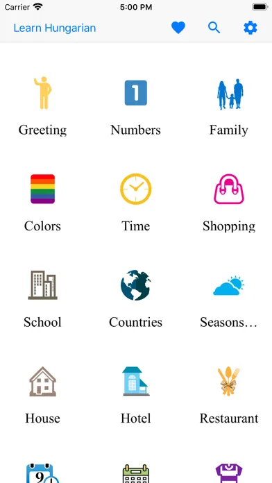 Learn Hungarian Offline Travel Screenshots