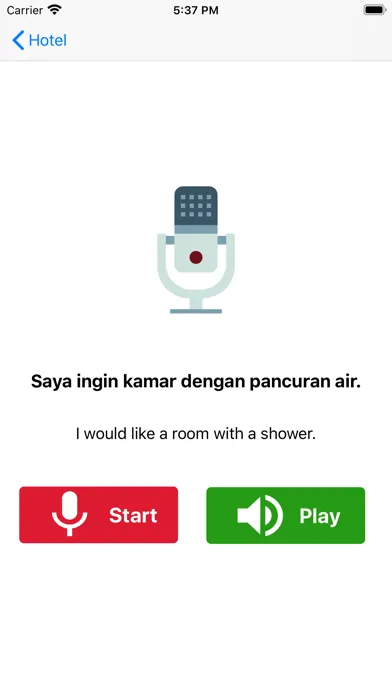Learn Indonesian Offine Travel スクリーンショット