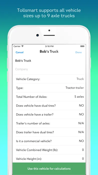 Tollsmart Toll Calculator سکرین شاٹس