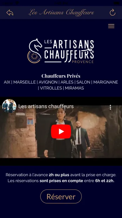 Zrzuty ekranu Les Artisans Chauffeurs - VTC