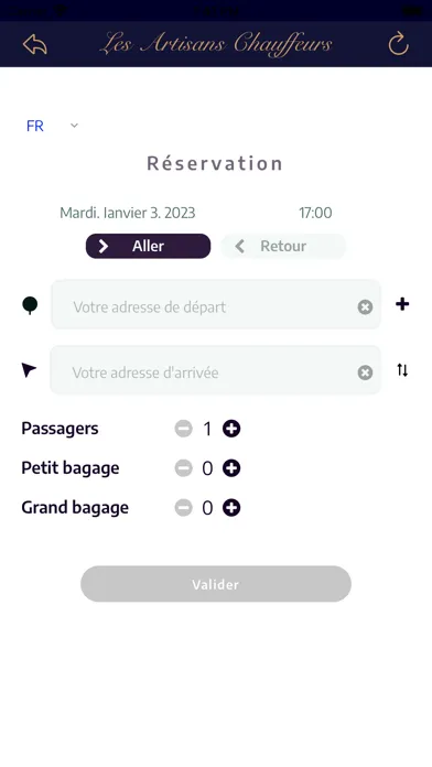 Zrzuty ekranu Les Artisans Chauffeurs - VTC