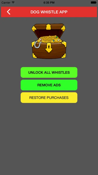 Captures d'écran de DOG WHISTLE APP