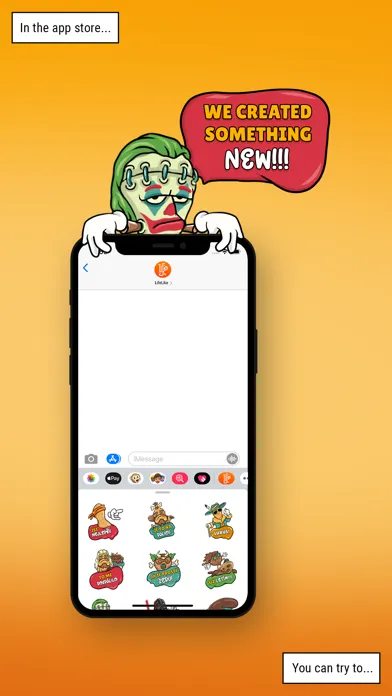 LifeLike Stickers スクリーンショット