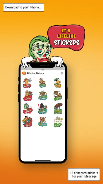 LifeLike Stickers スクリーンショット