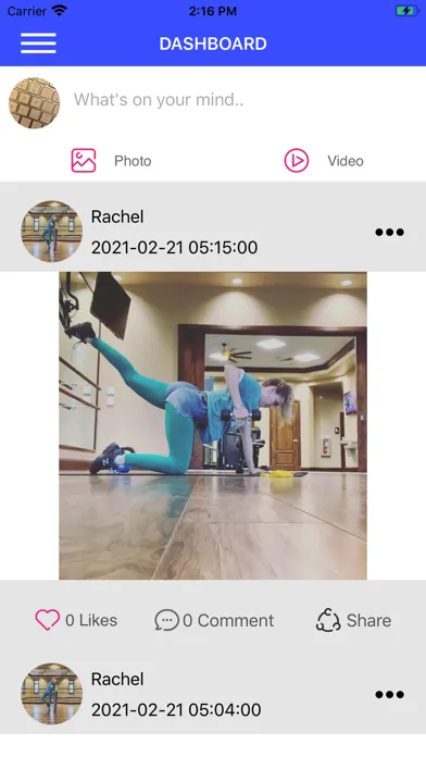 Capturas de tela do Life Balance Fitness®