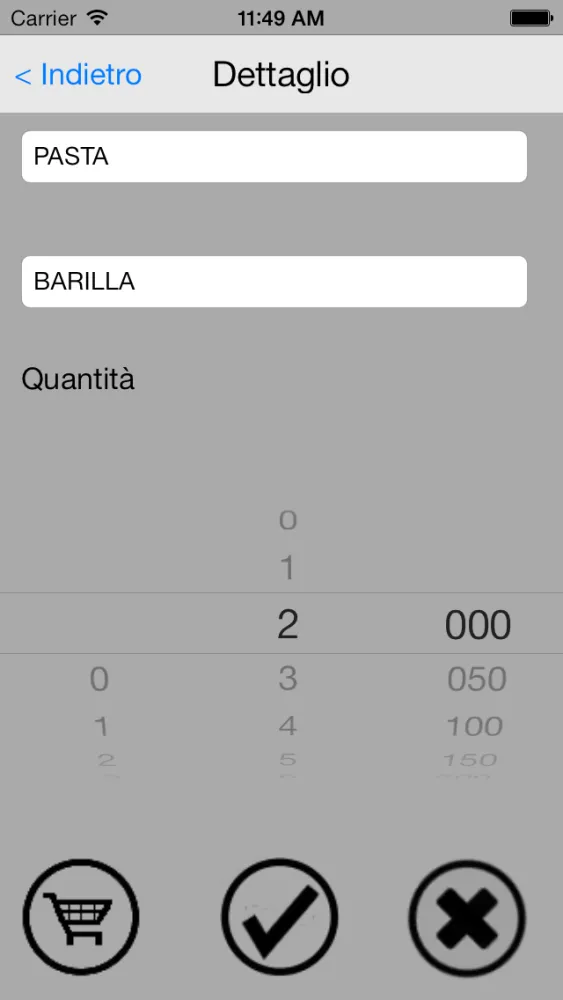 Capturas de tela do Lista Della Spesa ( my shopping list )