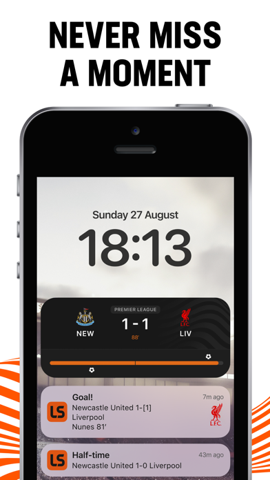 Tangkapan skrin LiveScore: Live Sports Scores