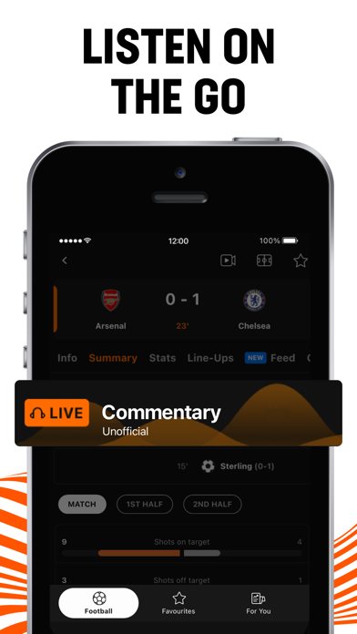 Tangkapan skrin LiveScore: Live Sports Scores
