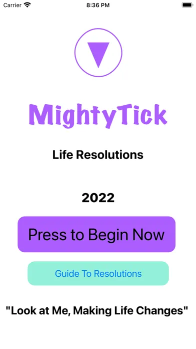 MightyTick: Life Resolutions應用截圖