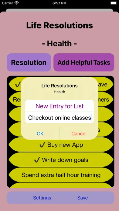 MightyTick: Life Resolutions應用截圖