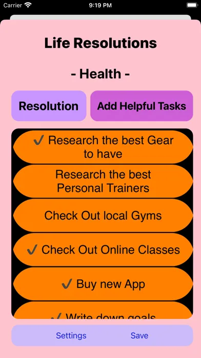 MightyTick: Life Resolutions應用截圖