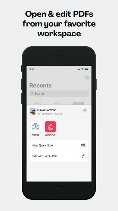 Lumin: View, Edit, Share PDF Ekran Görüntüleri