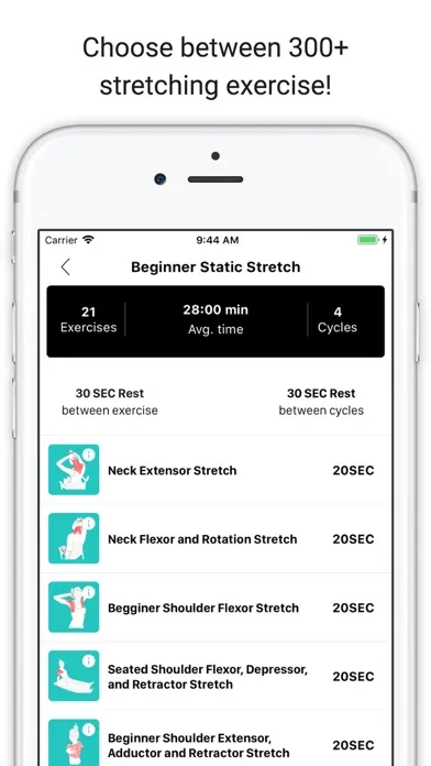Скриншоты Stretching & Flexibility Plans