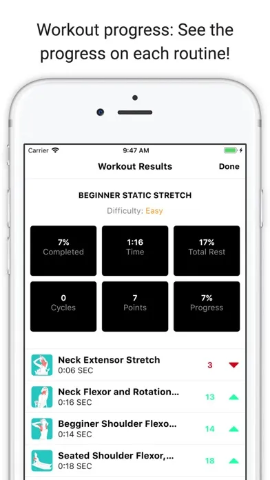 Скриншоты Stretching & Flexibility Plans